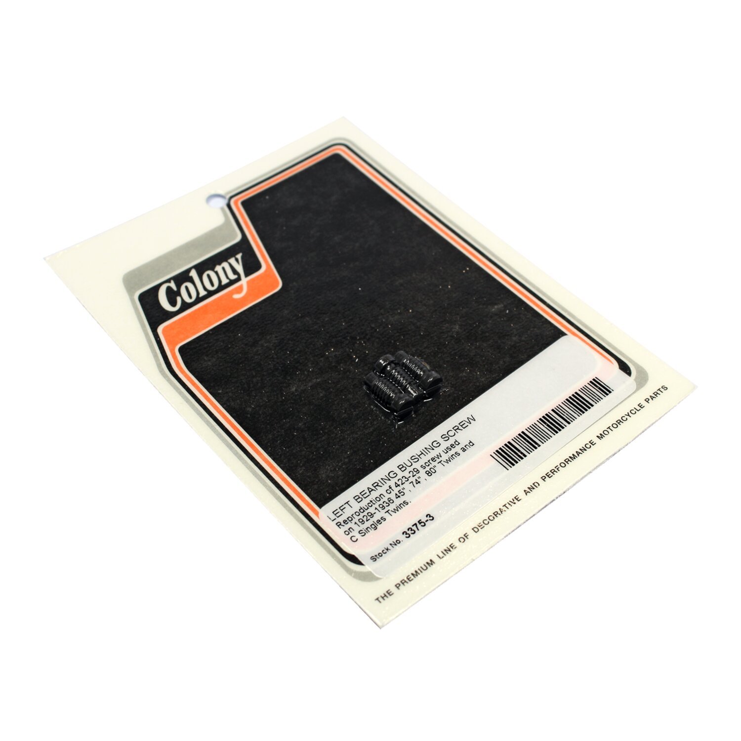 Colony, left bearing bushing screw set, Satin