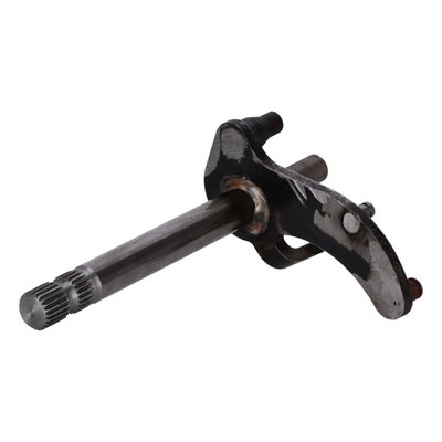 Steel inner shifter arm shaft. 
With splines. 
OEM replacement reference 34015-91
