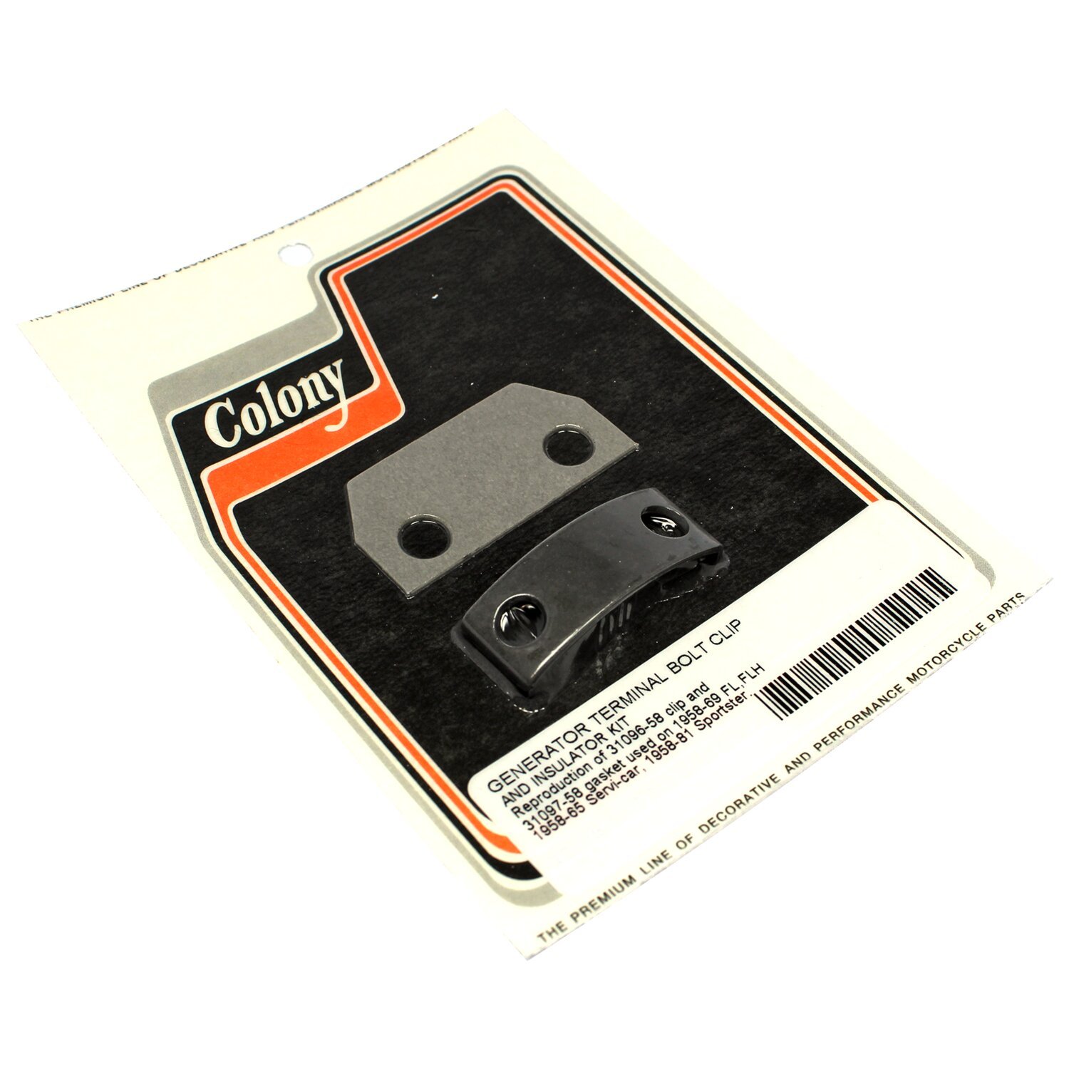 Colony, generator terminal bolt clip & insulator kit