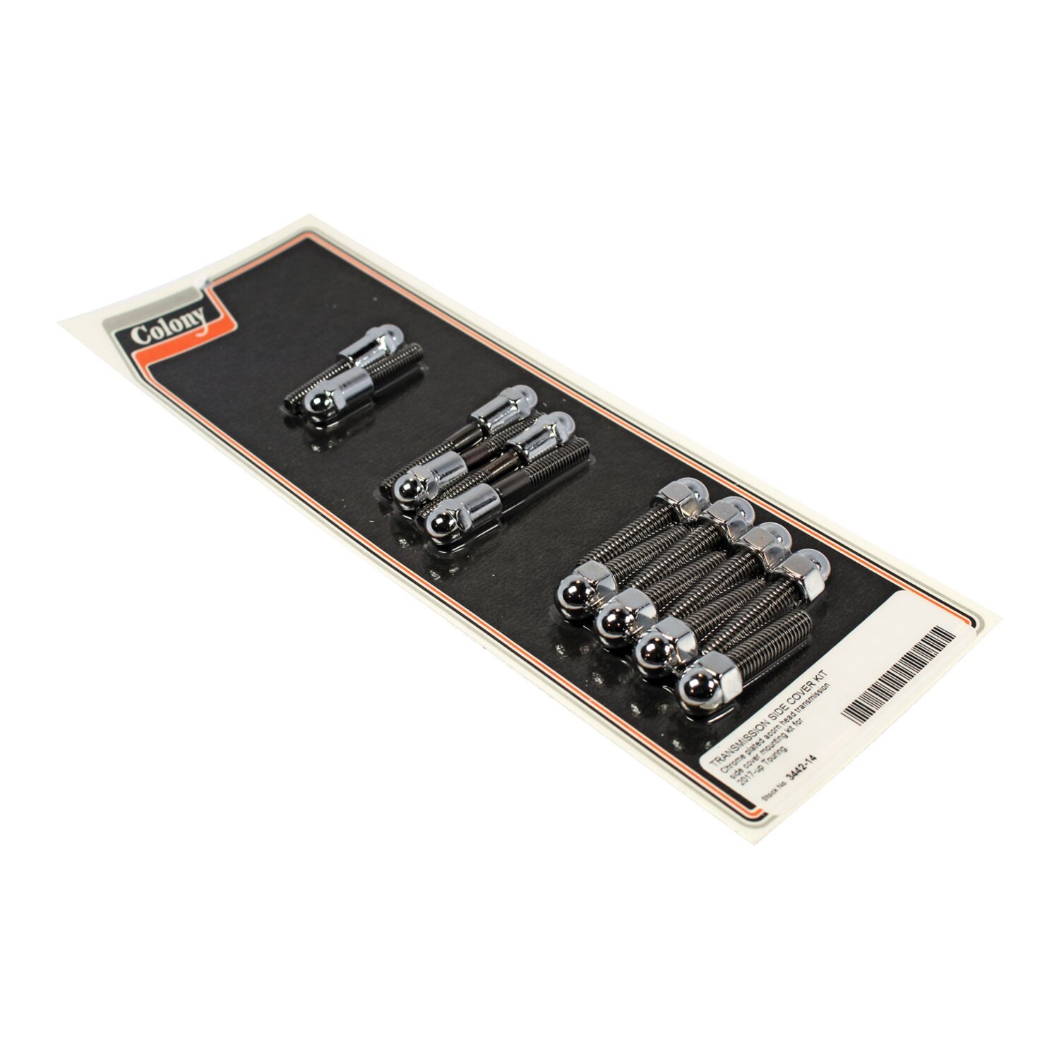 Colony, transmission side cover kit, Chrome