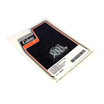 Zinc plated flathead allen screws, front cast wheel. 1/4-20 x 5/8". Replaces OEM 41191-74.