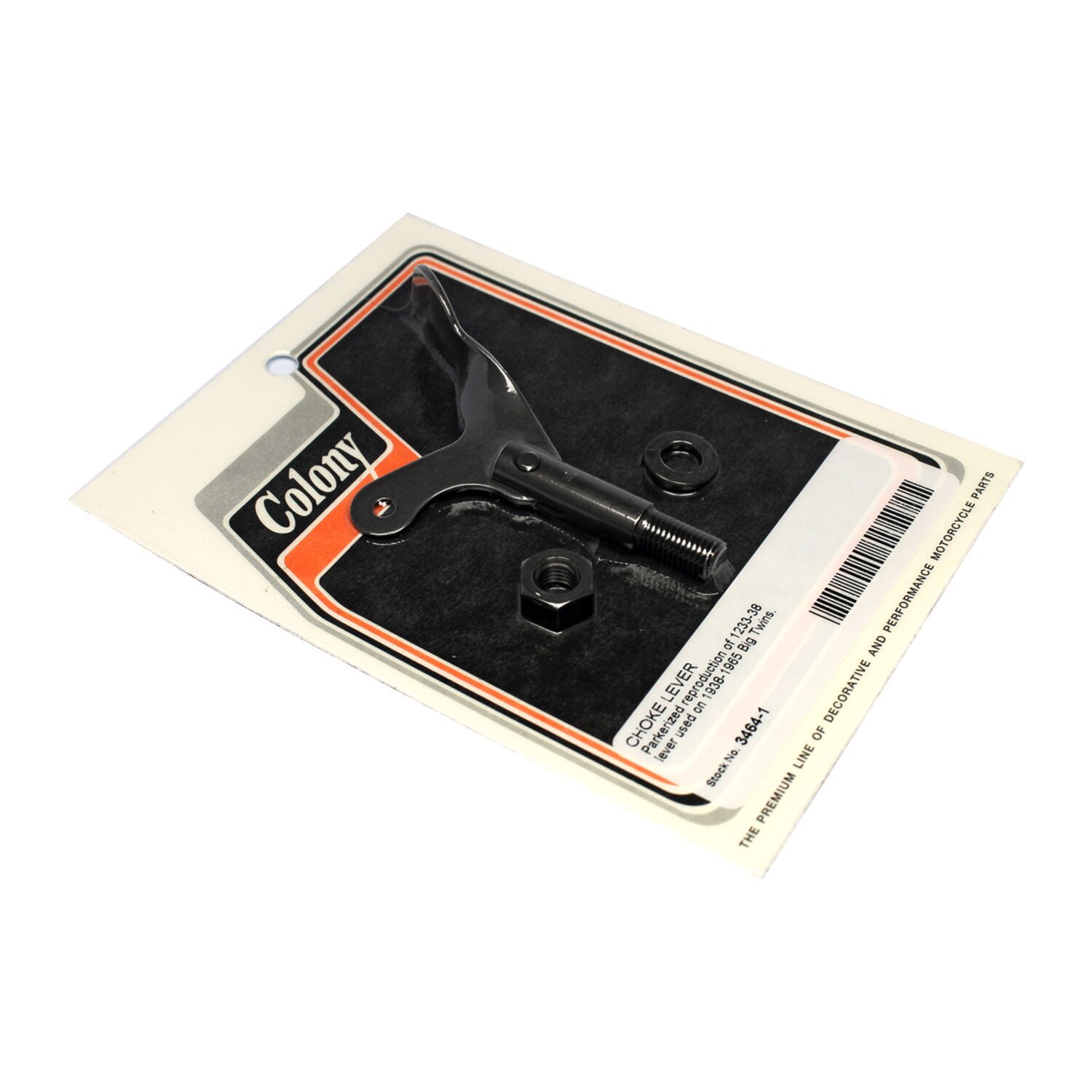 Colony, choke lever, Black, Matte