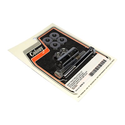 Chrome plated. Reproduction of the fuel tank mount kit, including 4723, 4725 bolts, 61135-52A spacers, ﬂat washers and and nuts.