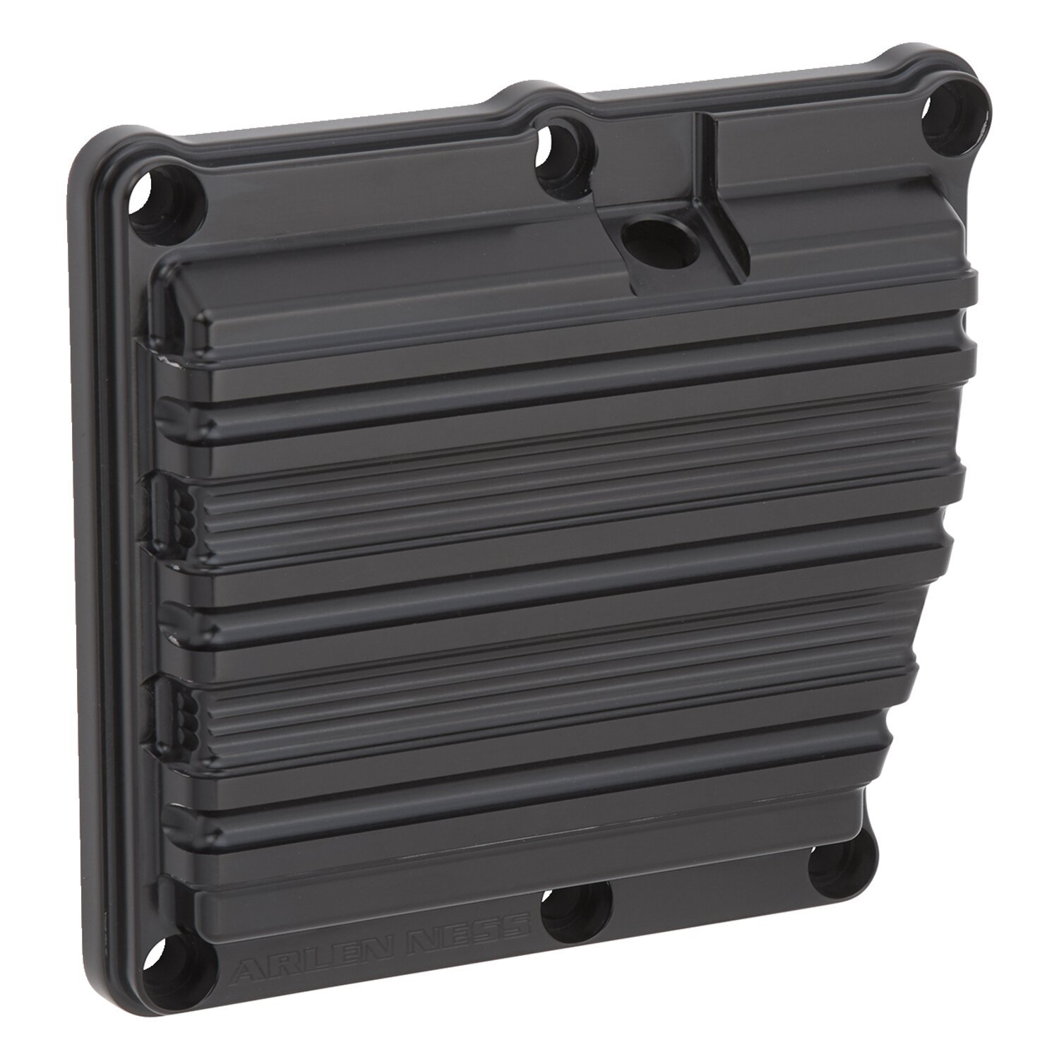 Arlen Ness, 10-gauge transmission top cover all, Black, Matte