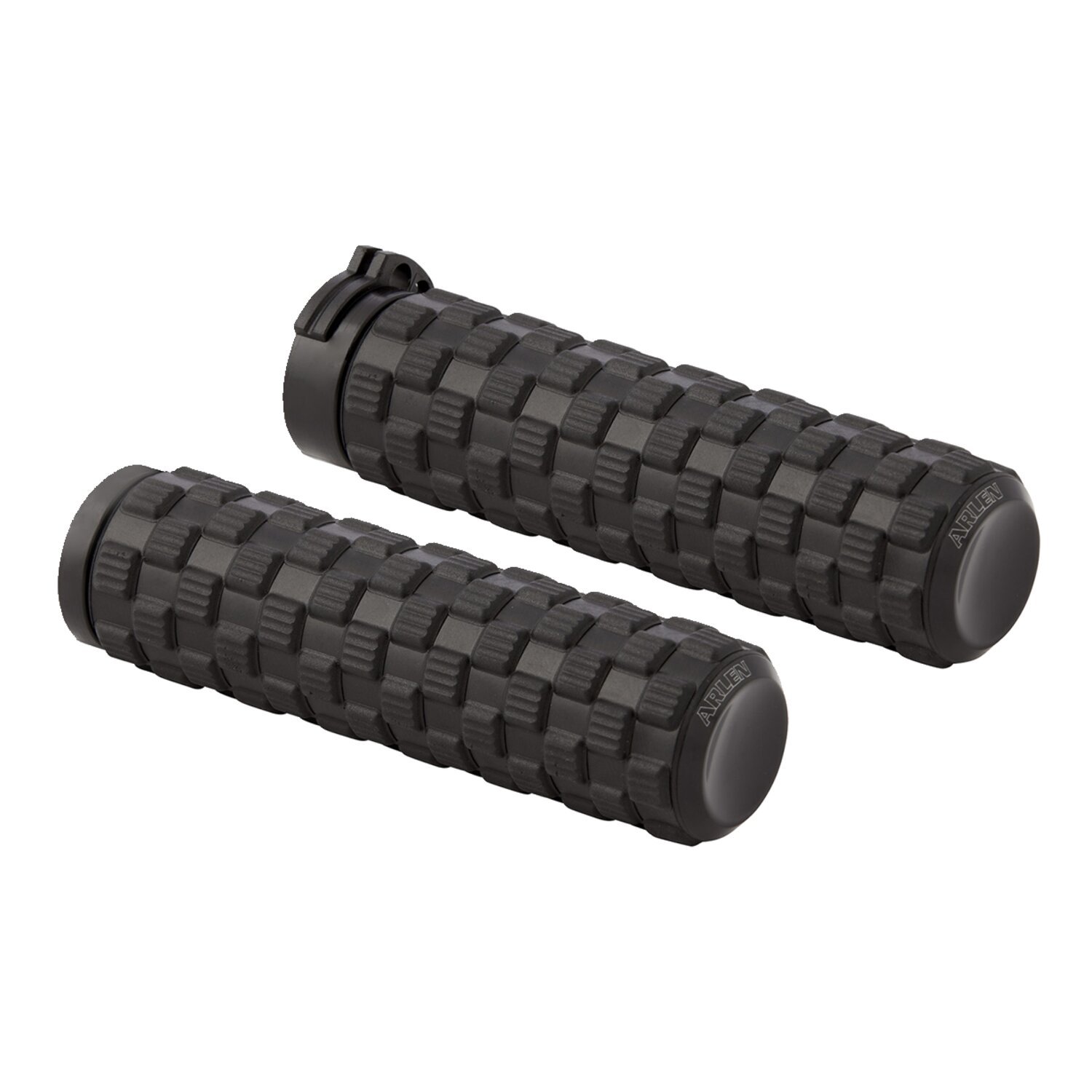 Arlen Ness, Air Trax grip set, Black, Matte