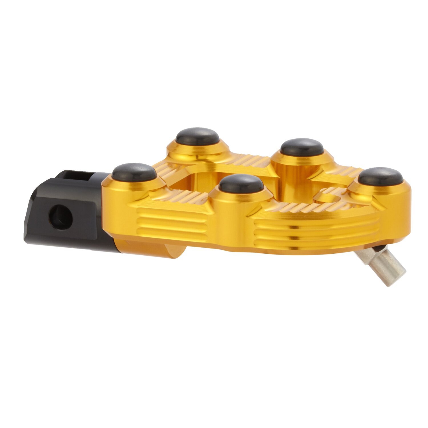 Arlen Ness, MX foot pegs, Gold, Polished