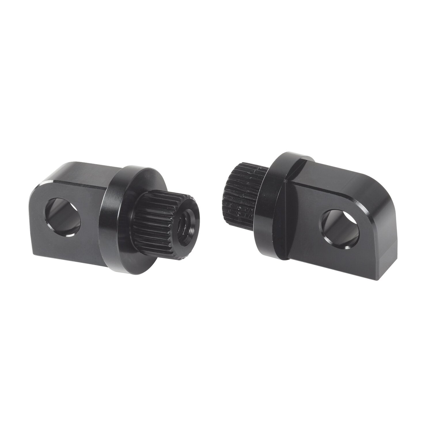 Arlen Ness, Foot peg mount for Arlen Ness MX pegs. h-d male, Black, Matte