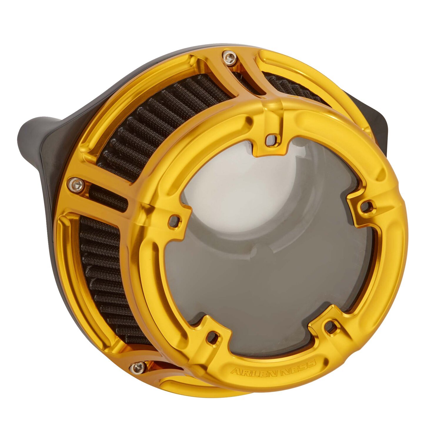 Arlen Ness, Method air cleaner kit, Gold, Polished