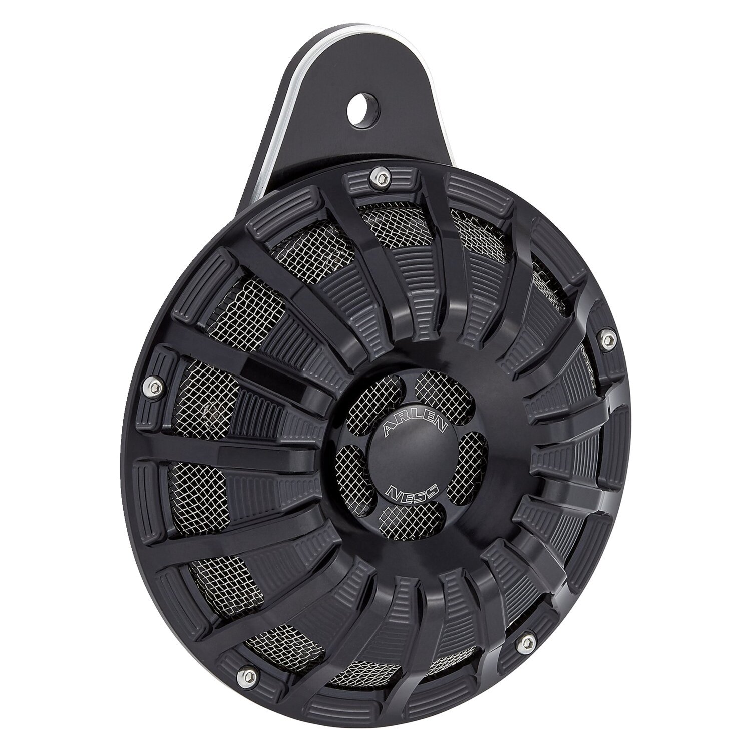 Arlen Ness, 15-spoke horn cover. All