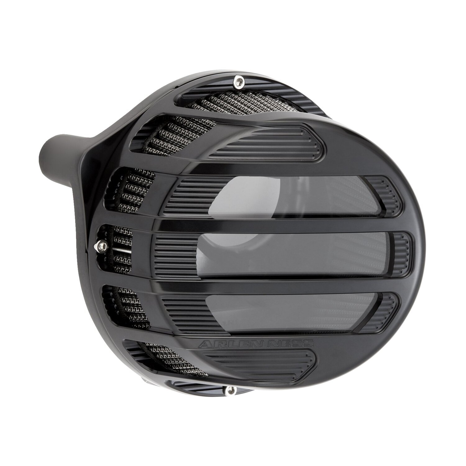 Arlen Ness, Sidekick air cleaner assembly, Black, Polished