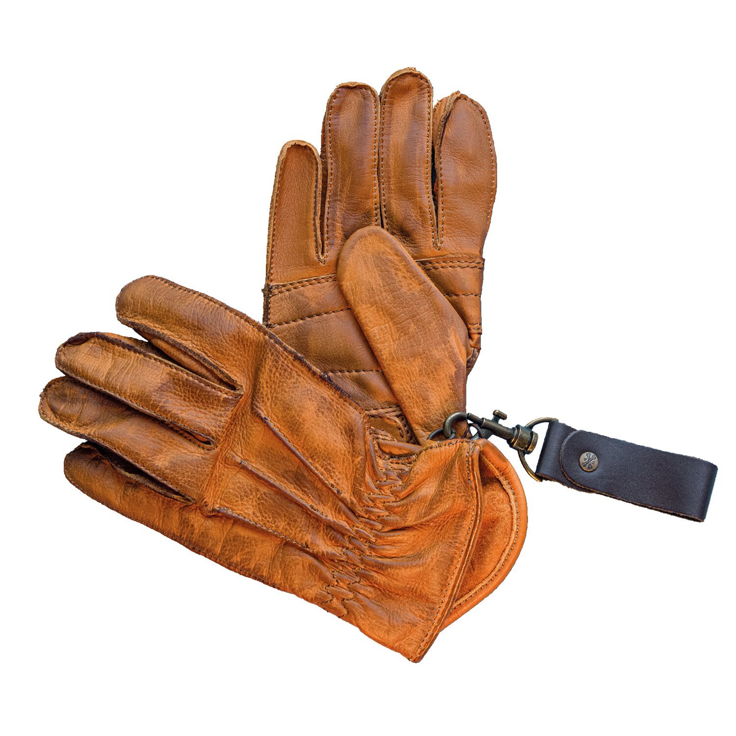 13 1/2 Lowlander gloves cognac, Gold, 2XL