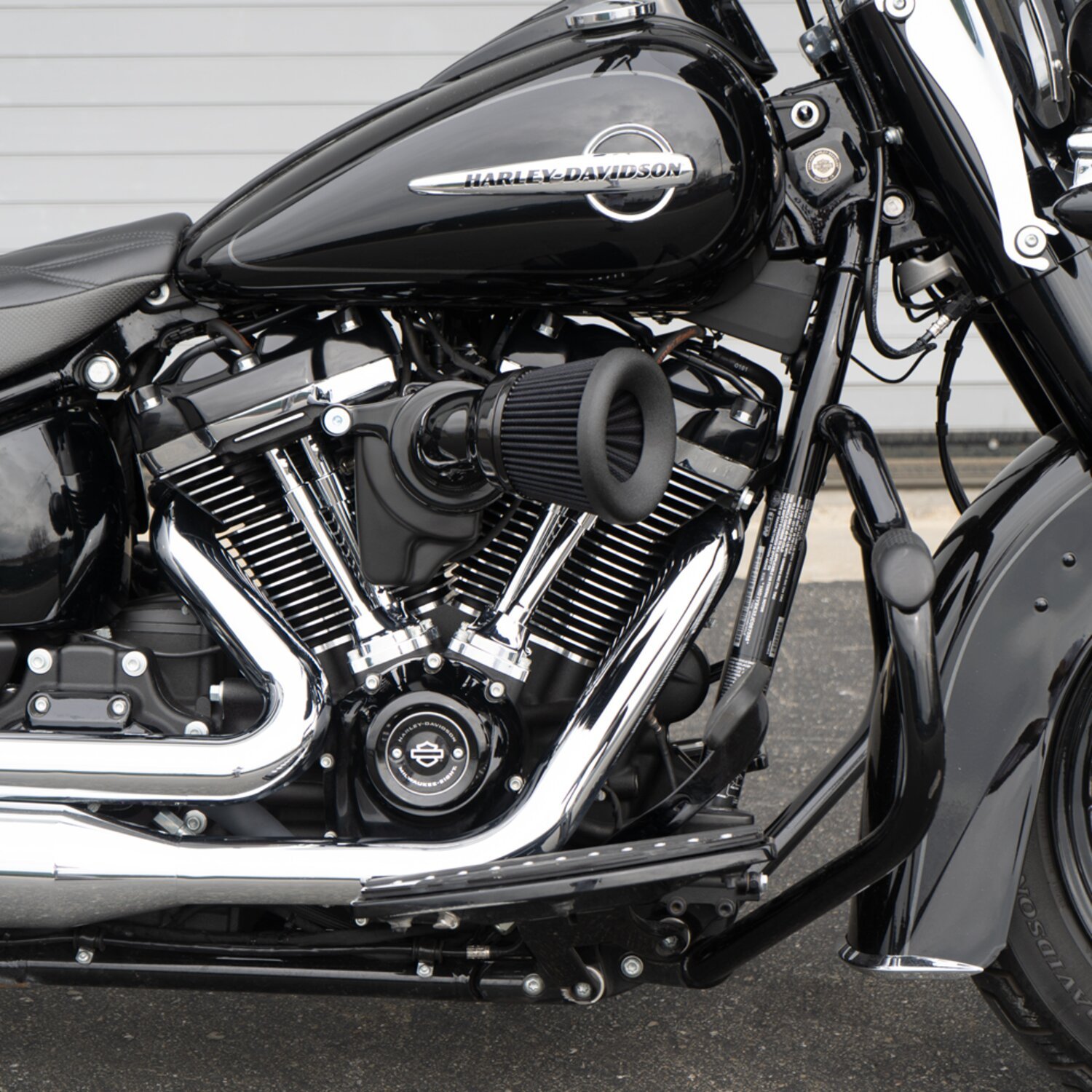 Arlen Ness, M8 Velocity 65° air cleaner kit, Black
