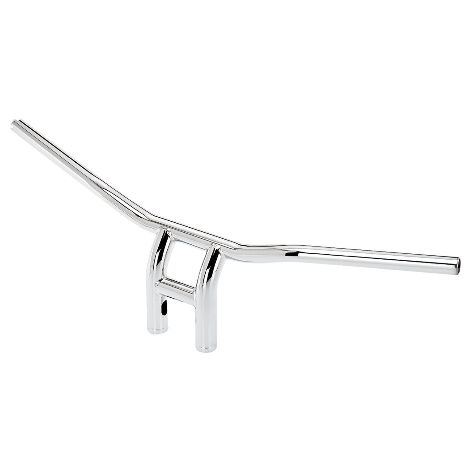 Biltwell Tyson XL pullback handlebar 8" chrome TBW, Silver