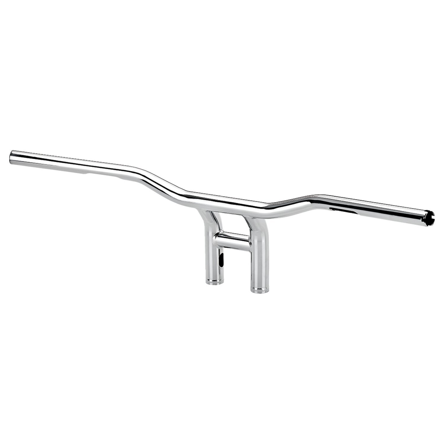 Biltwell Tyson XL pullback handlebar 8" chrome TBW, Silver
