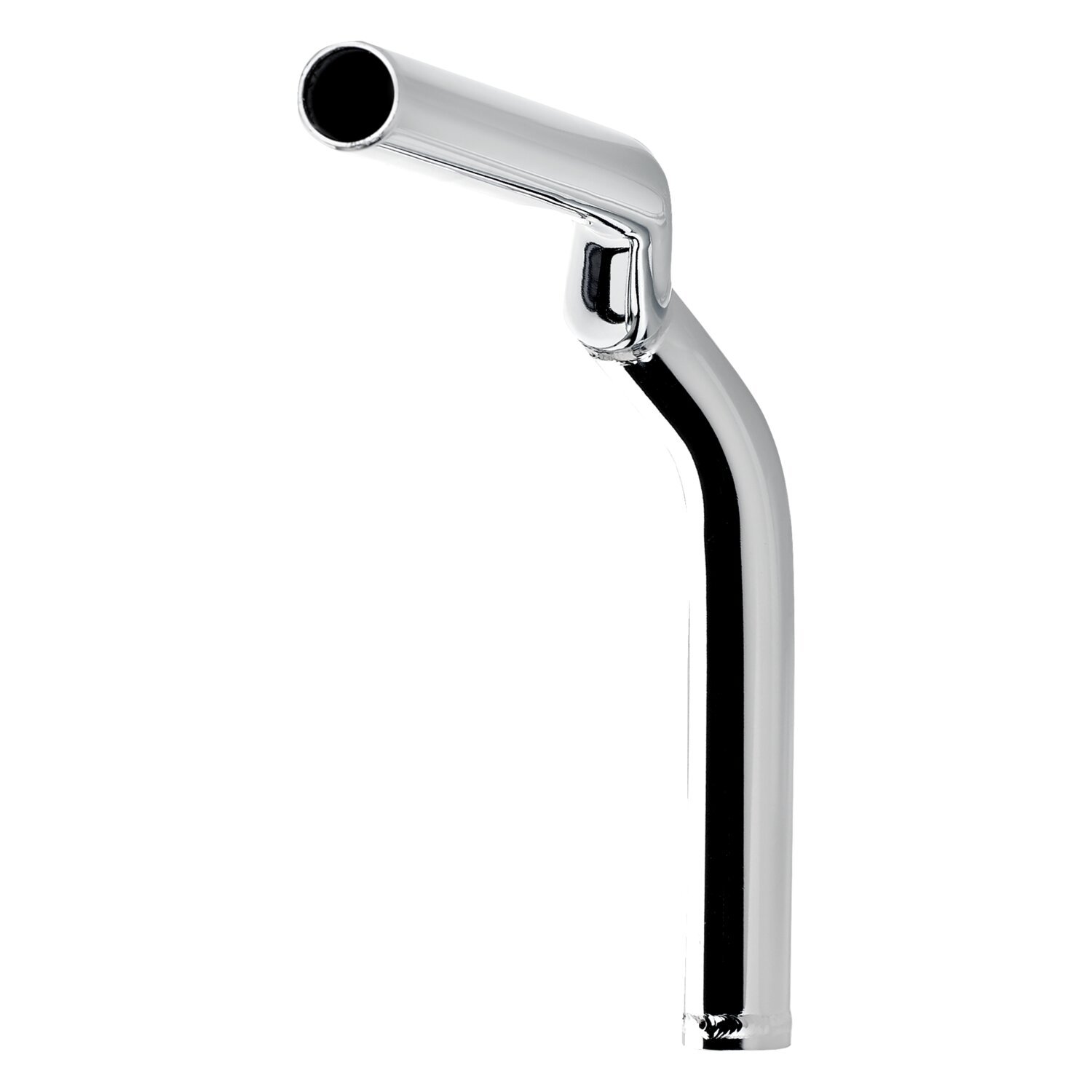 Biltwell Tyson XL pullback handlebar 10" chrome slotted, Silver
