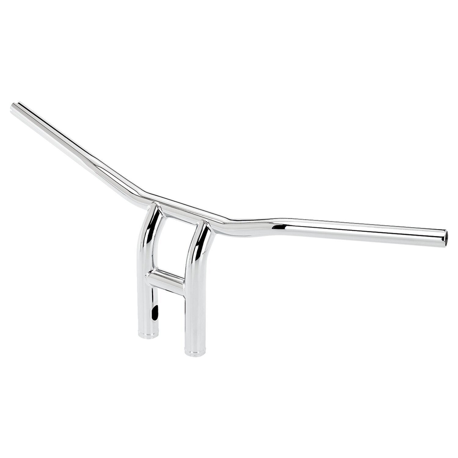 Biltwell Tyson XL pullback handlebar 10" chrome TBW, Silver