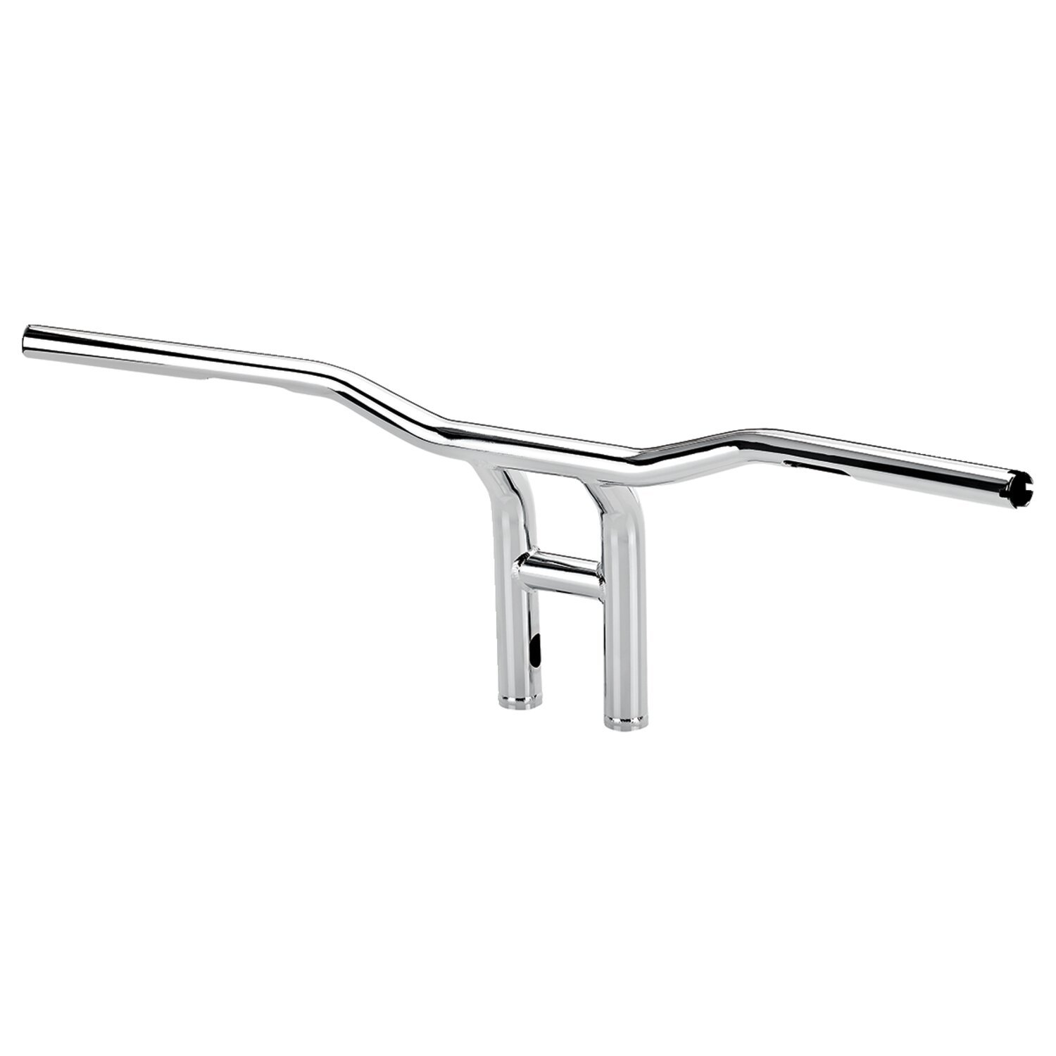 Biltwell Tyson XL pullback handlebar 10" chrome TBW, Silver
