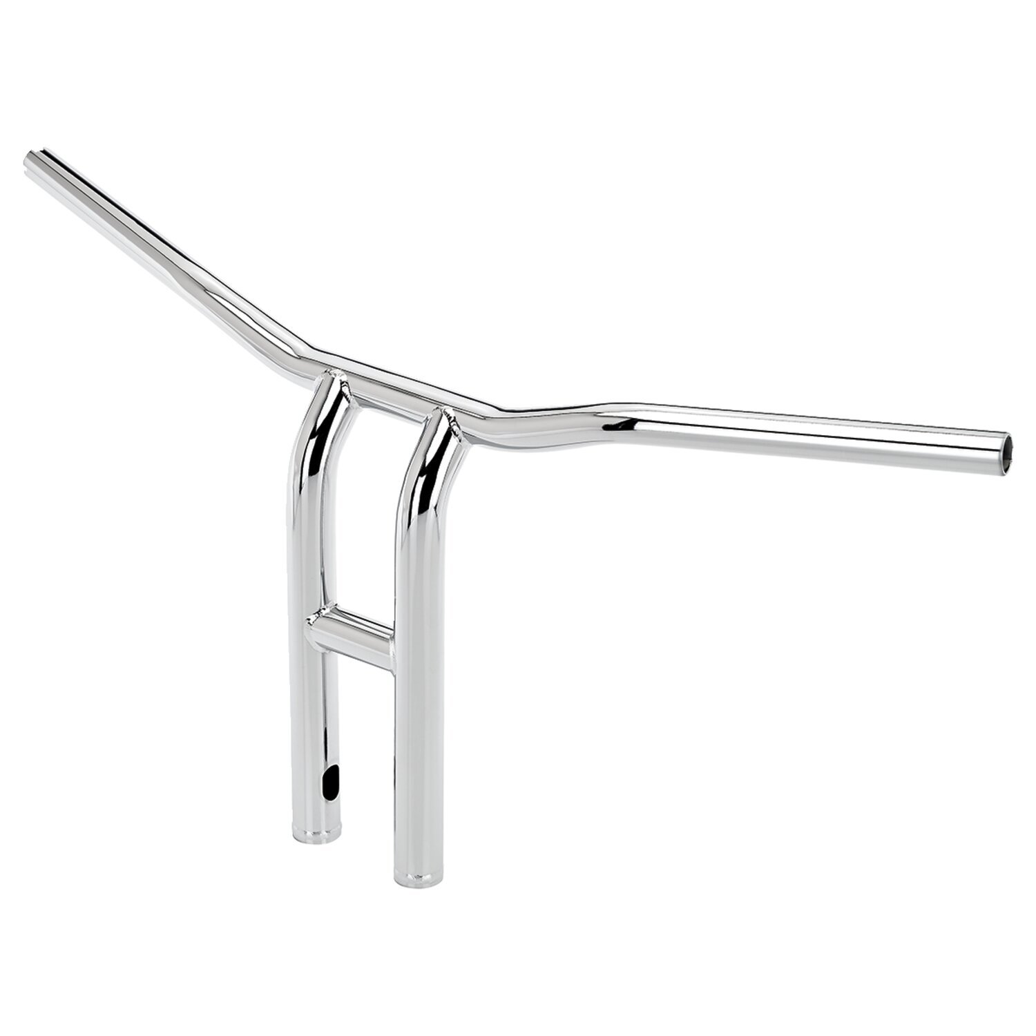 Biltwell Tyson XL pullback handlebar 14" chrome TBW, Silver