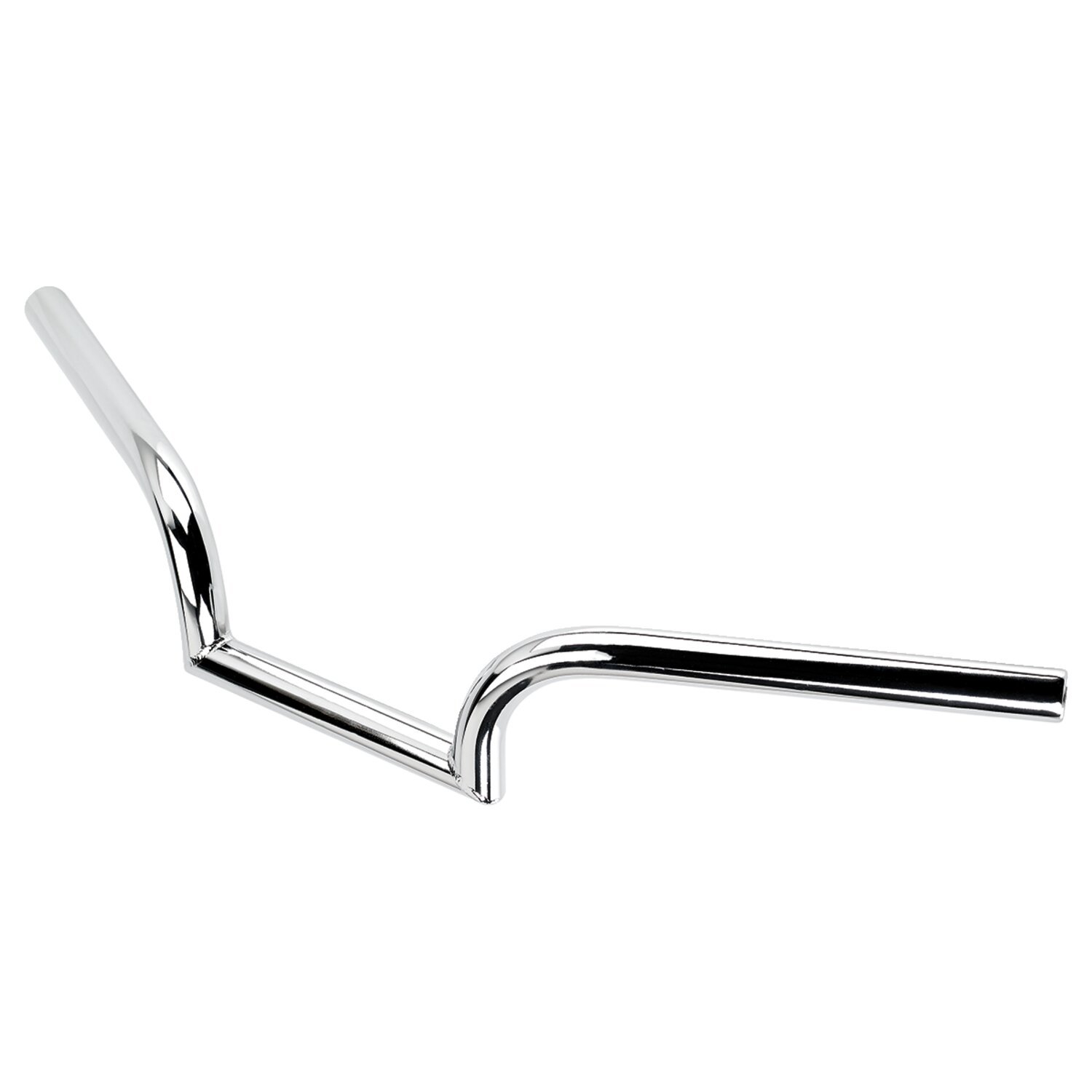 Biltwell Mustache handlebar, Silver, Chrome