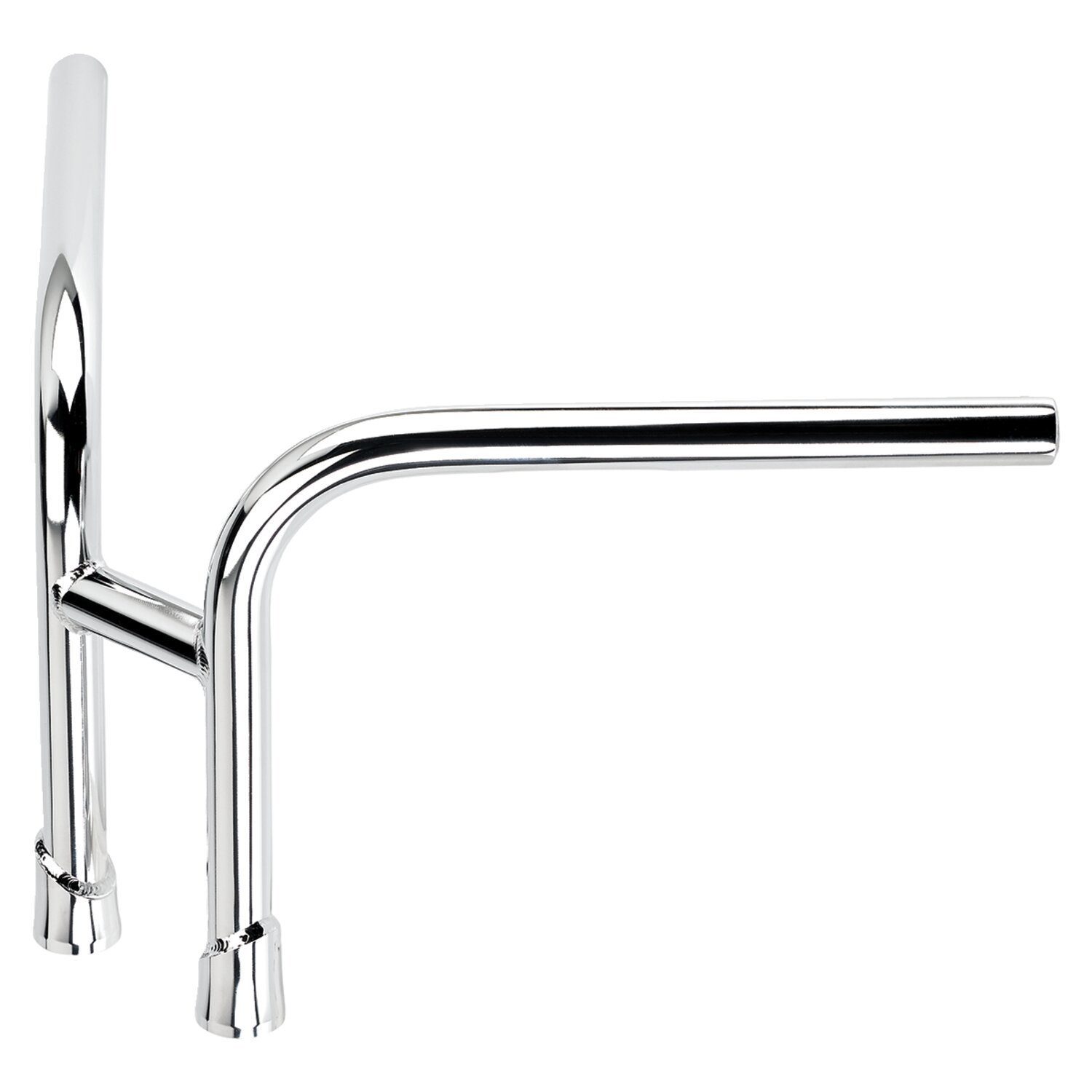 Biltwell Re-bar handlebar, Silver, Chrome