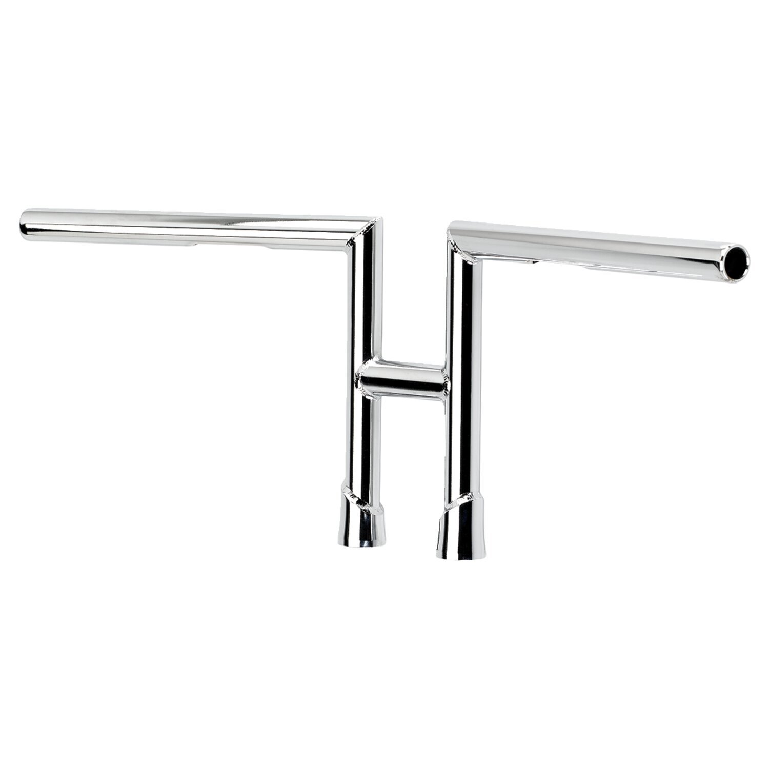 Biltwell H2-bar handlebar, Silver, Chrome