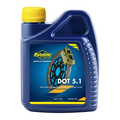 500cc bottle. 
A high grade DOT 5.1 synthetic brake fluid. Compatible with ABS and ASR brake system. Can be mixed with synthetic DOT 3 and synthetic DOT 4 brake fluids.