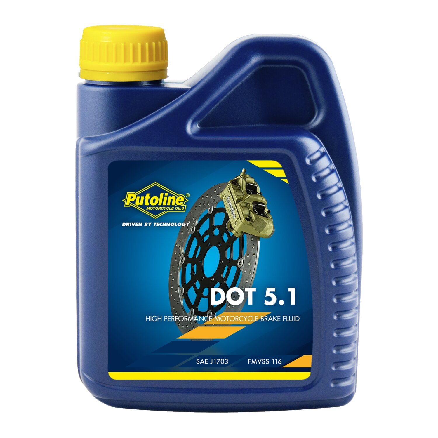 Putoline, DOT 5.1 brake fluid. 500cc