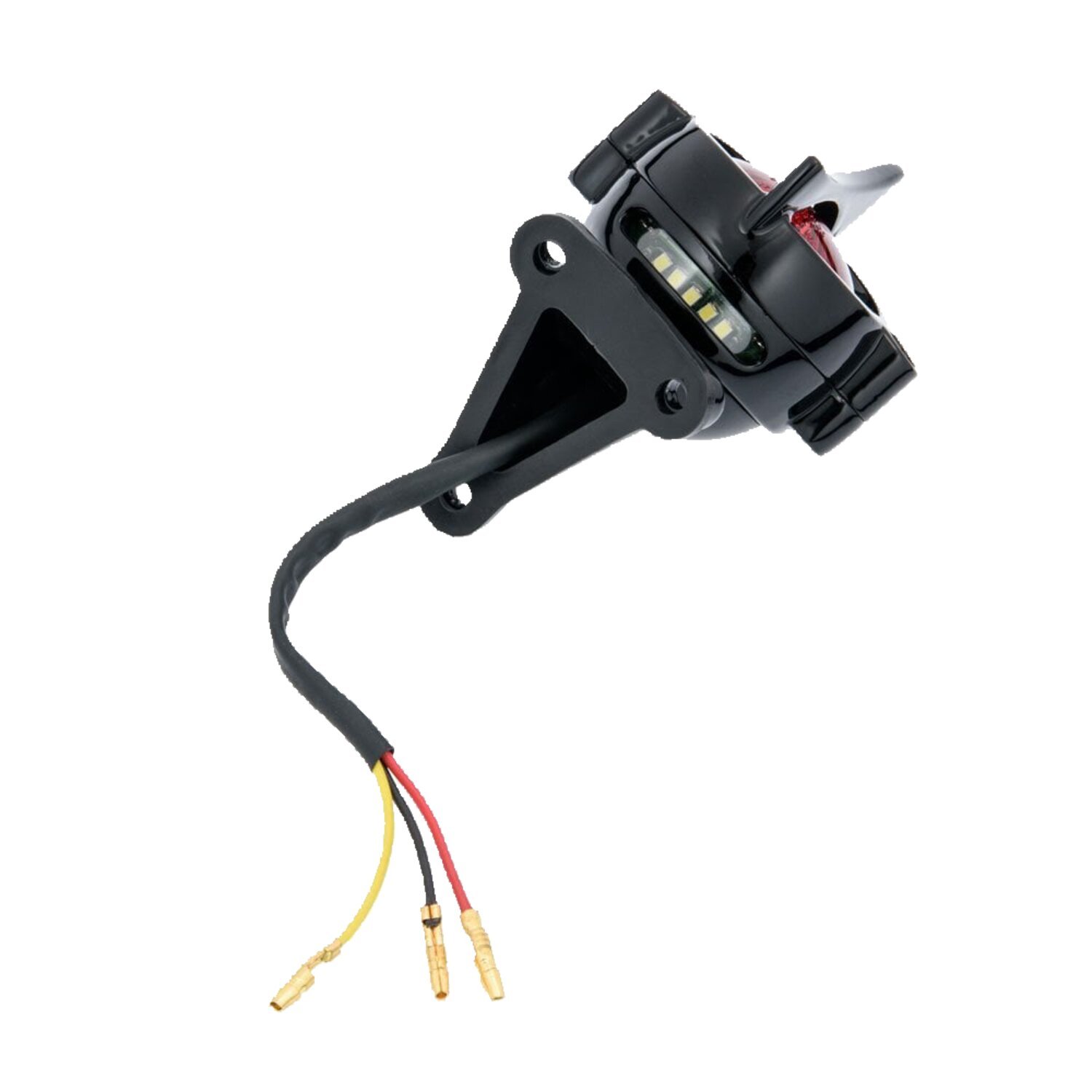 Motone, Cuda taillight & fender mount kit. Black. ECE