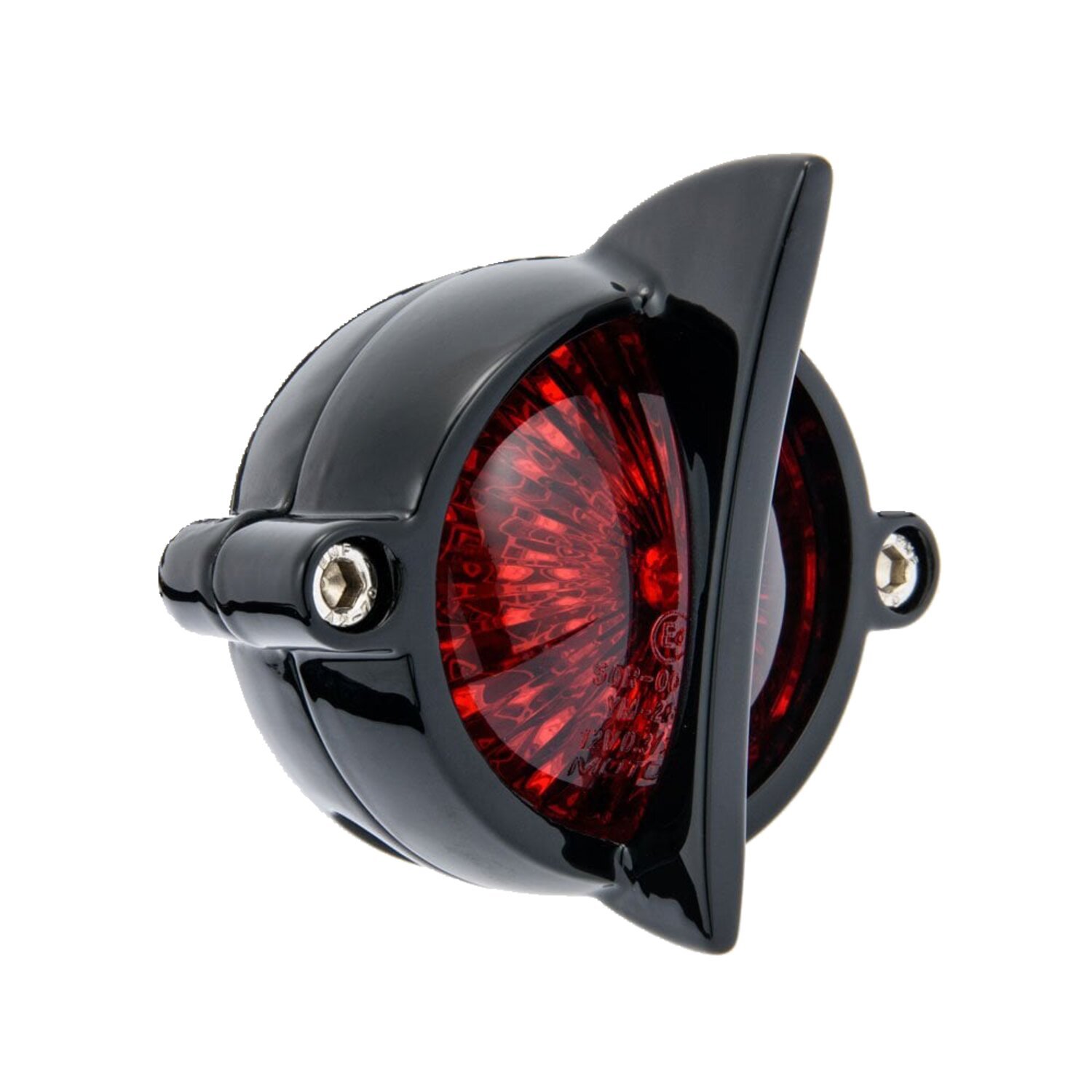 Motone, Cuda taillight. Black, no bracket. ECE
