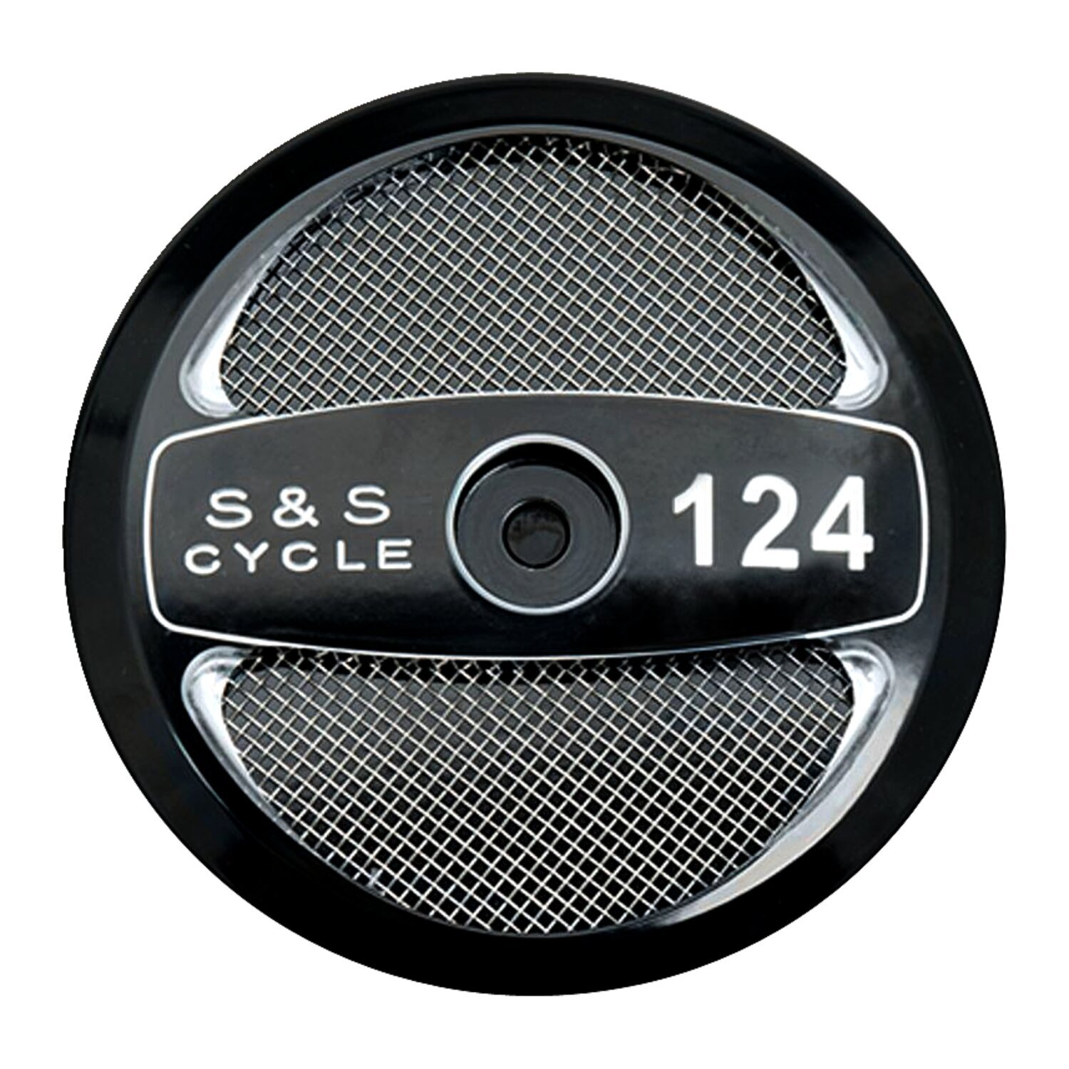 S&S, stealth aircleaner cover, 124 inch, Black