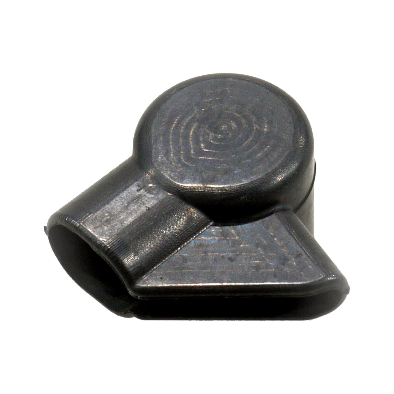 Battery cable boot. Black rubber