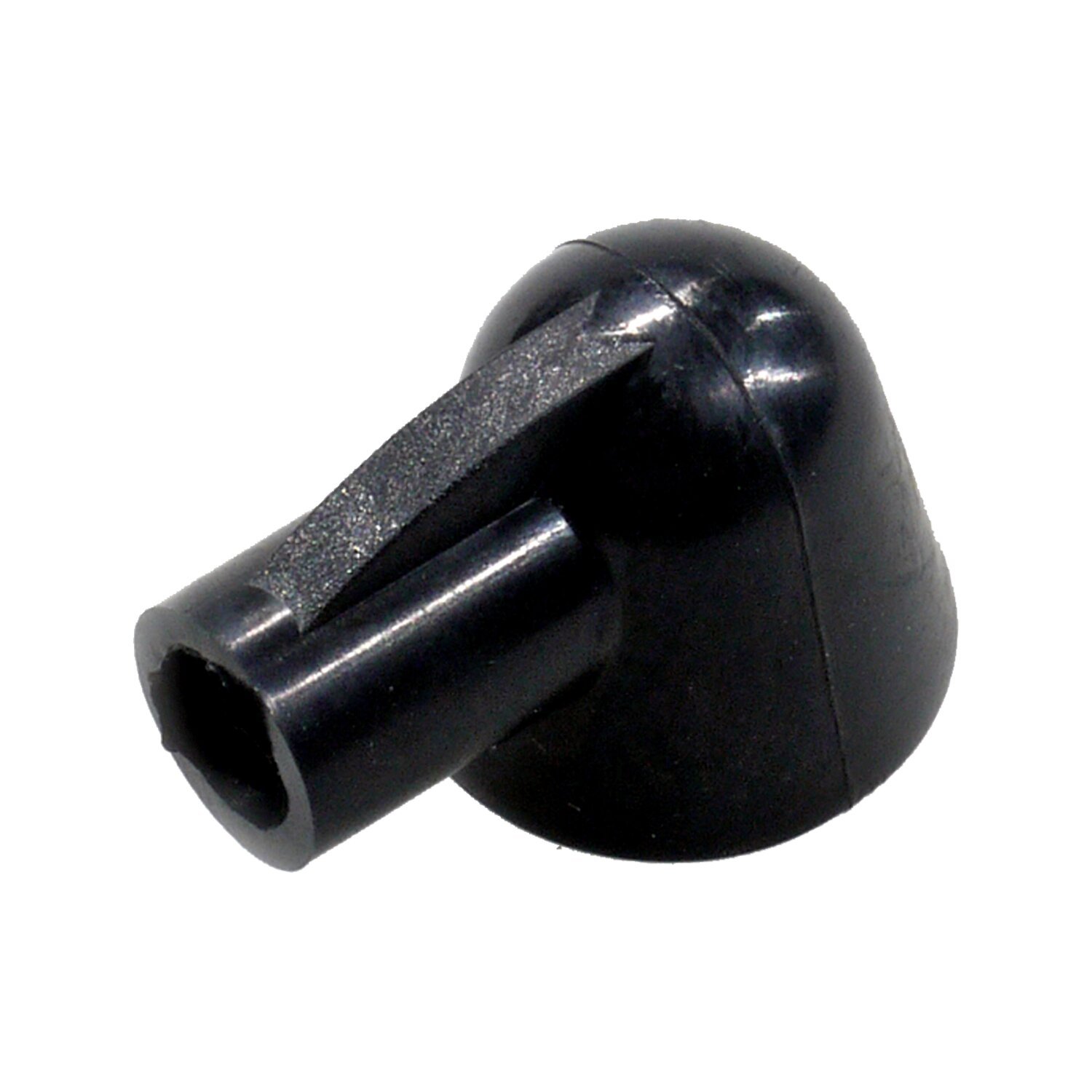 Battery cable boot. Black rubber
