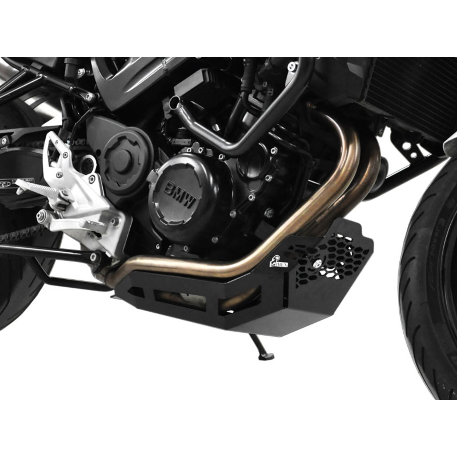 Zieger engine guard, Black, Matte