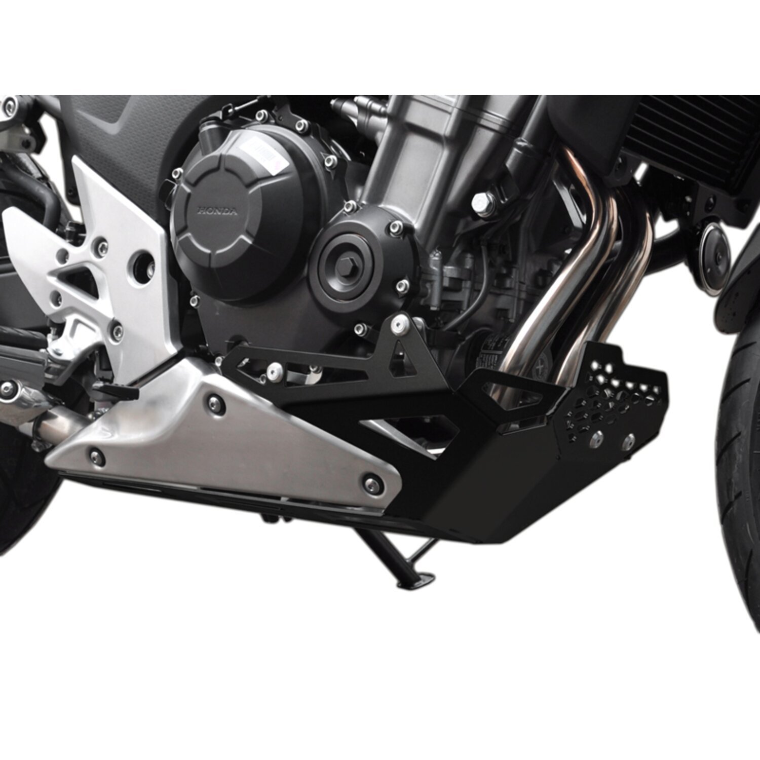 Zieger engine guard, Black, Matte