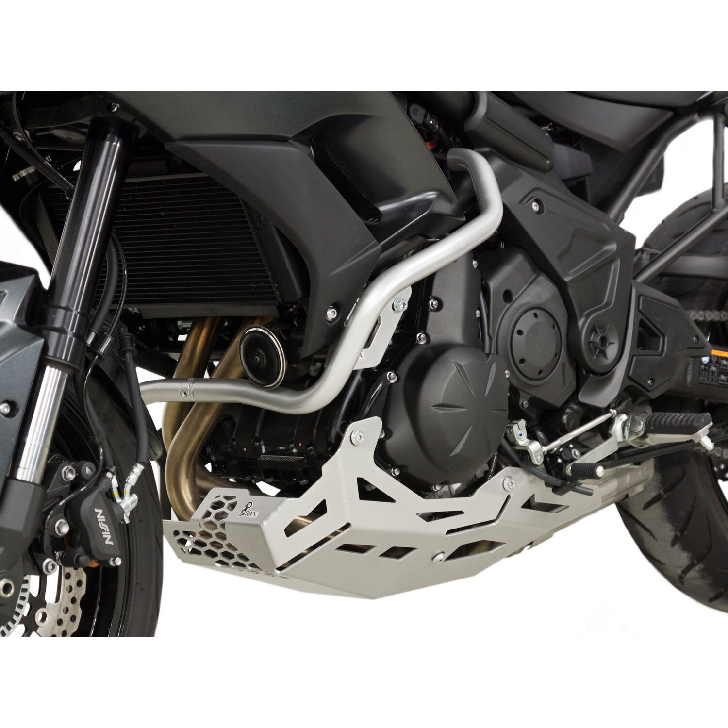 Zieger engine guard silver, Matte