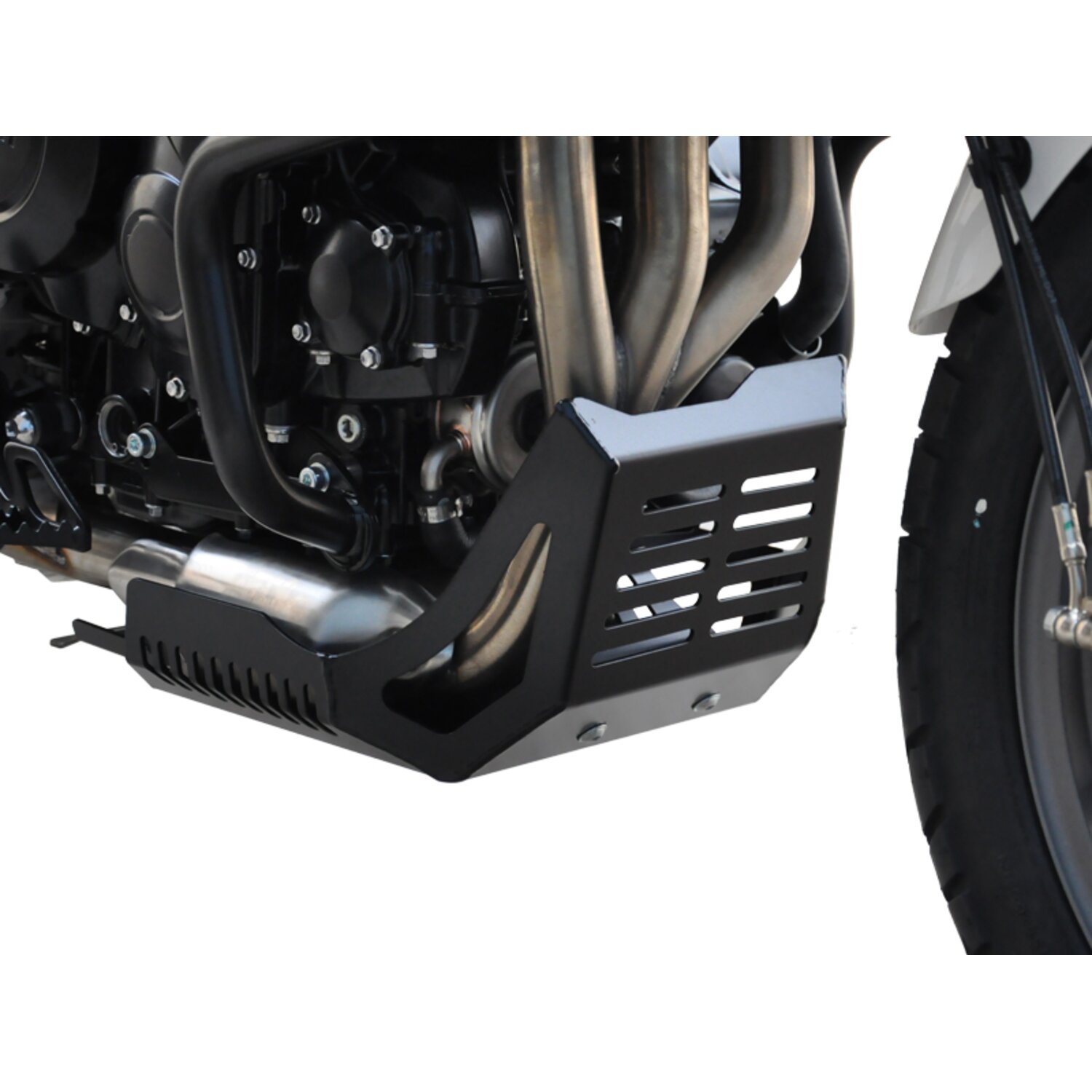 Zieger engine guard, Black, Matte