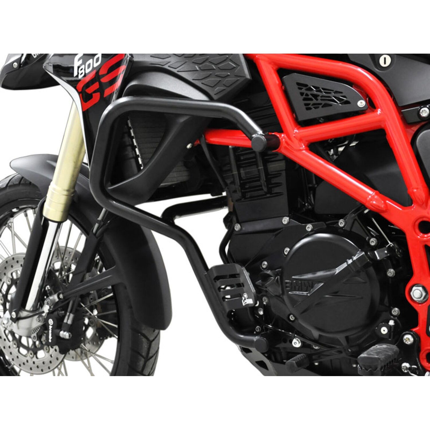 Zieger crash bar black, Matte