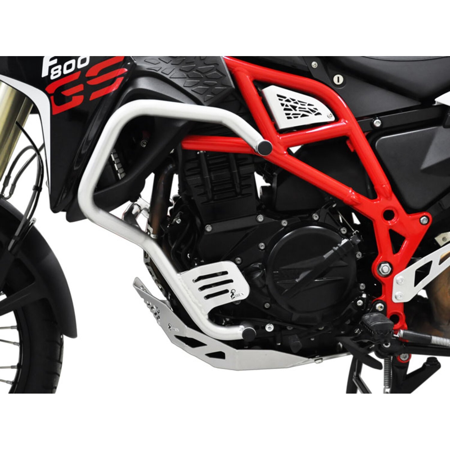 Zieger crash bar silver, Matte