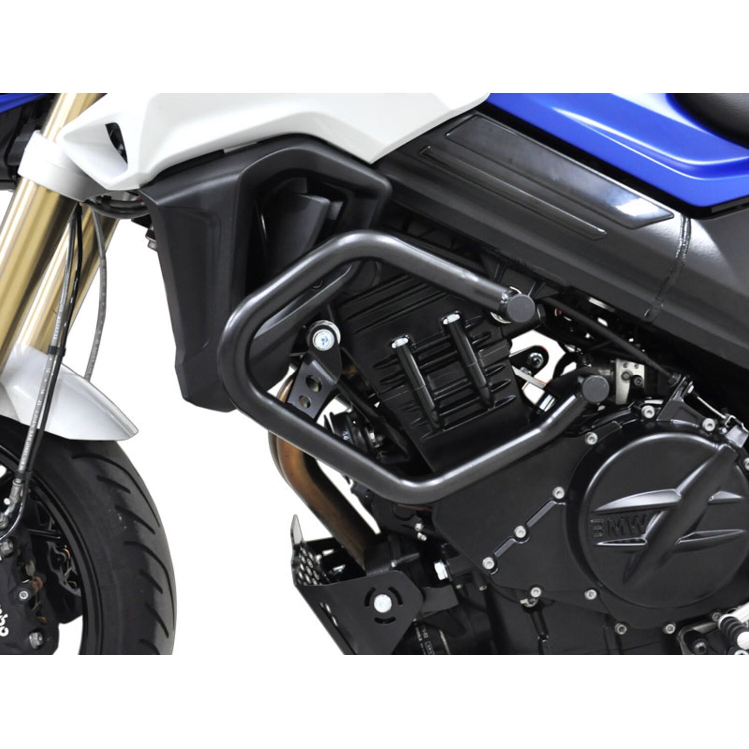Zieger crash bar, Black, Matte