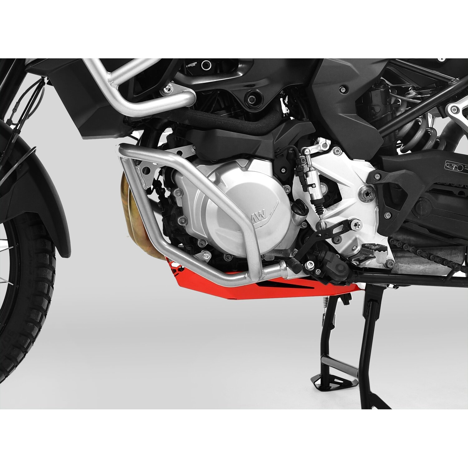 Zieger crash bar silver, Matte