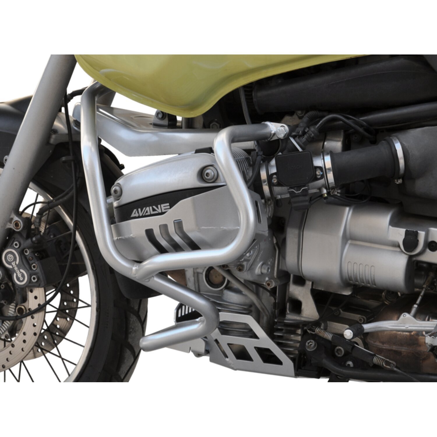 Zieger crash bar silver, Matte