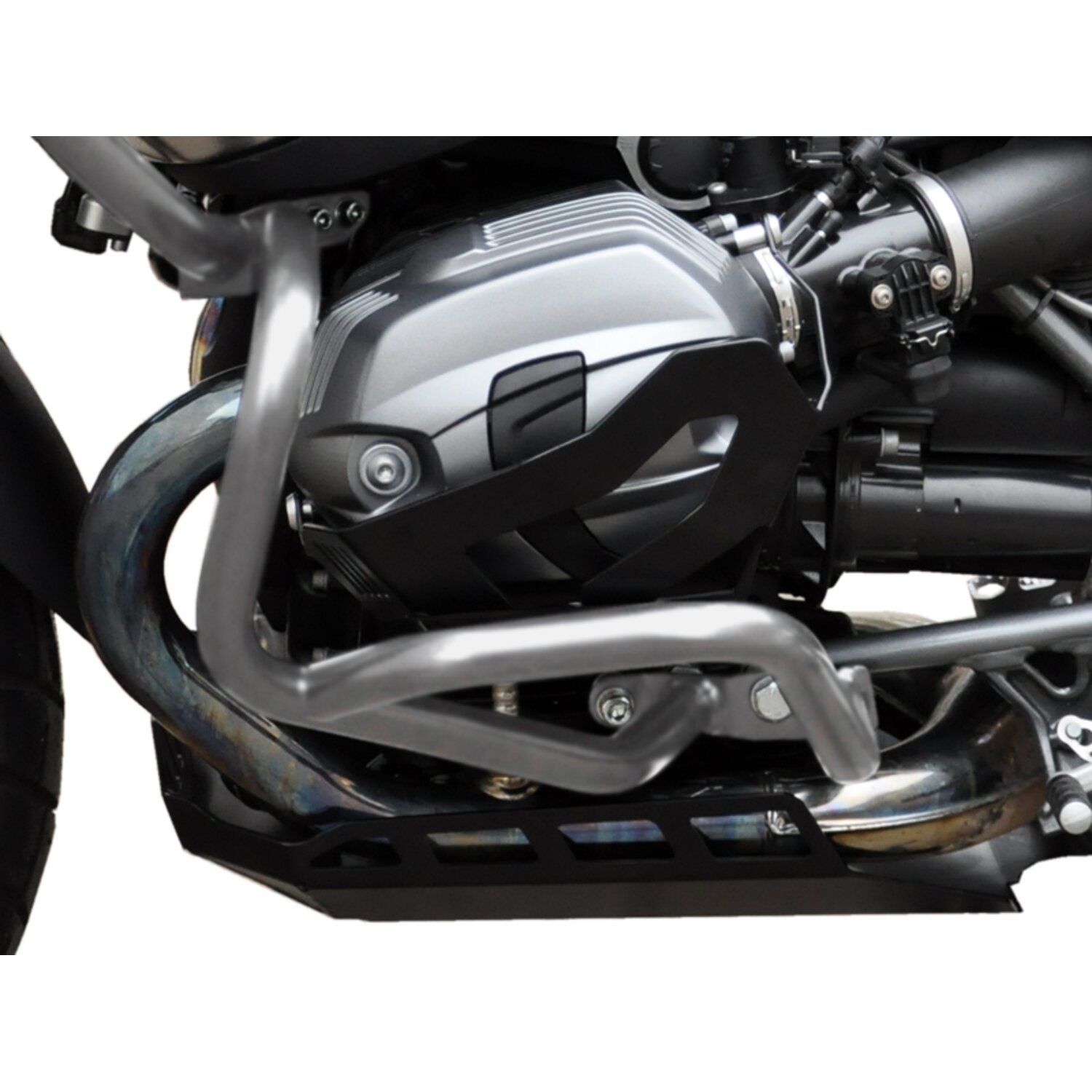 Zieger crash bar silver, Matte