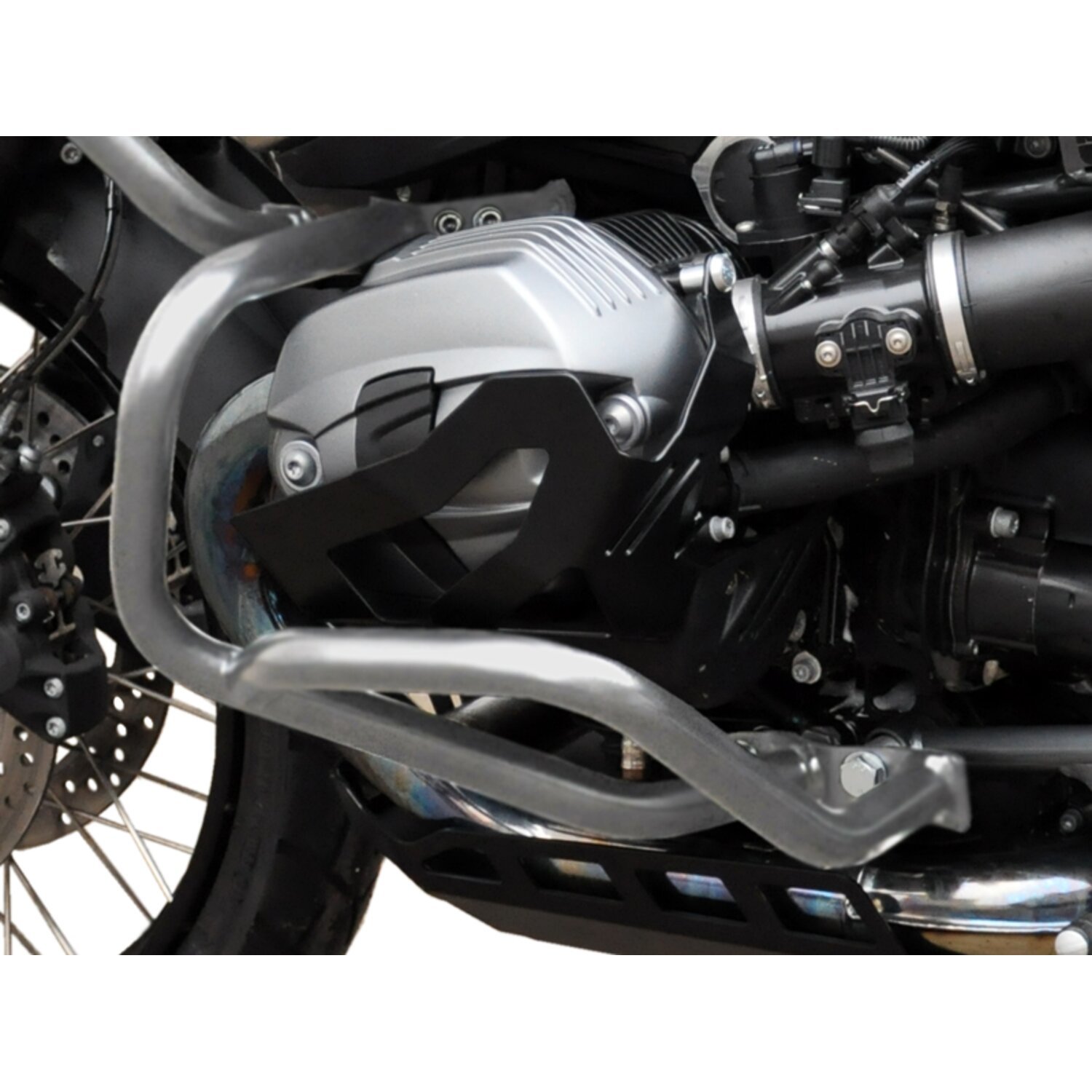 Zieger crash bar silver, Matte