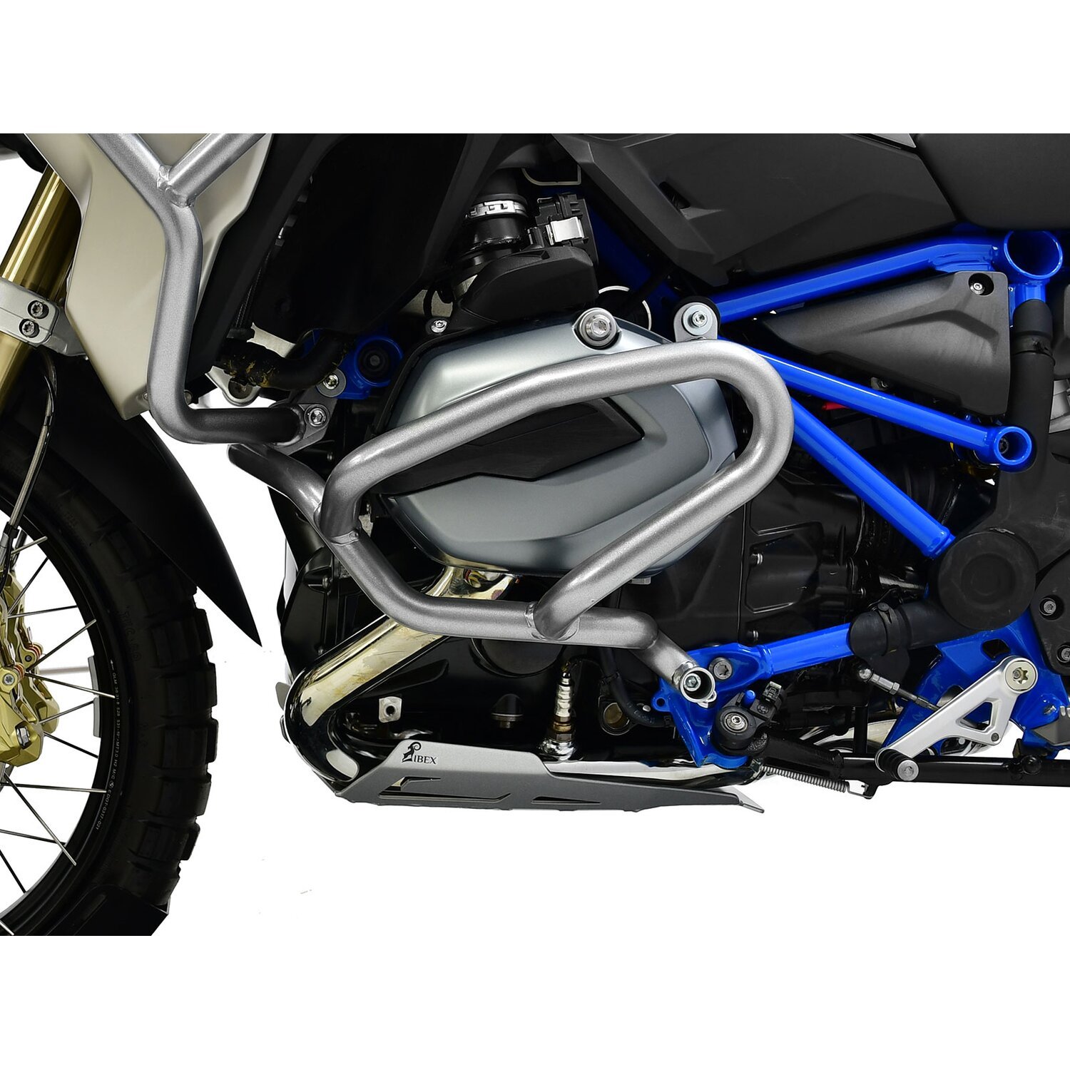 Zieger crash bar, Silver, Matte
