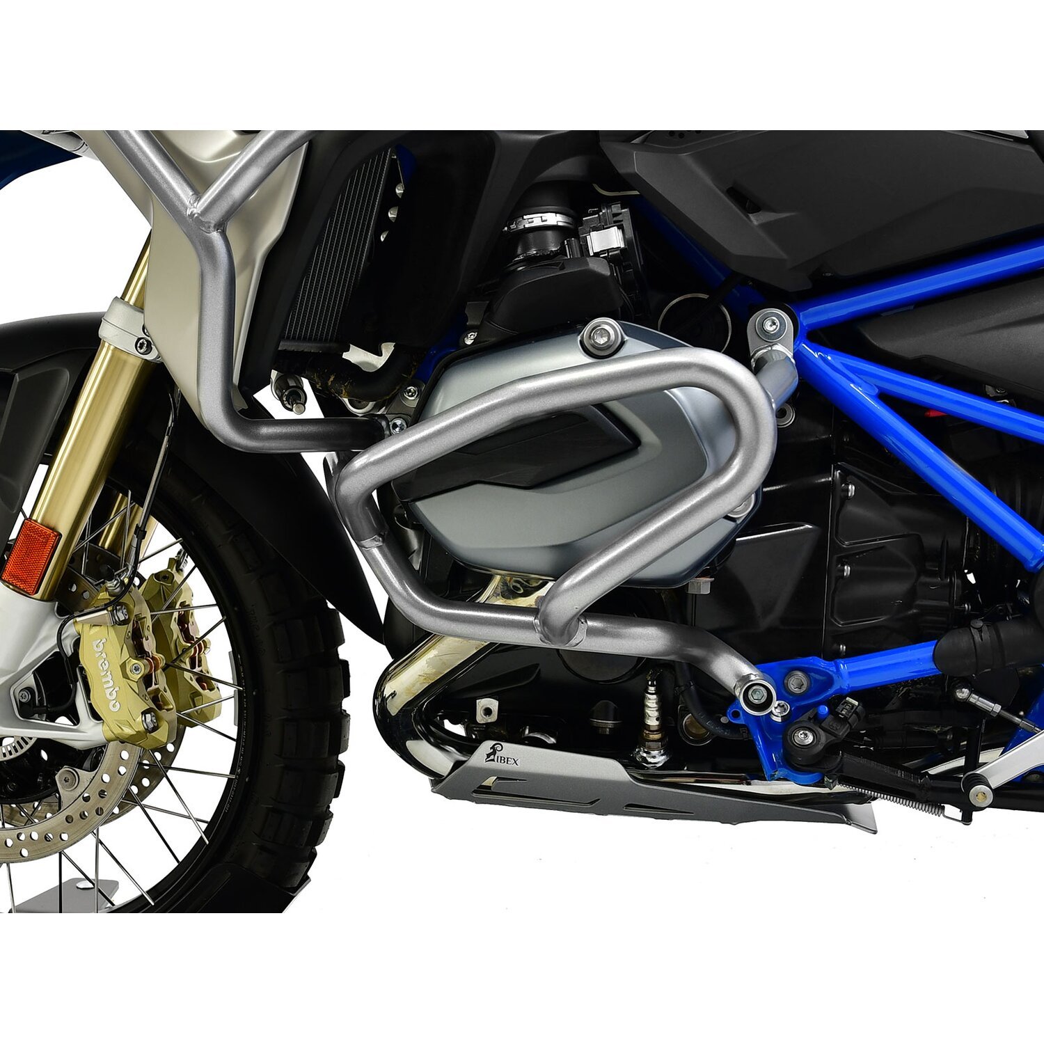 Zieger crash bar, Silver, Matte