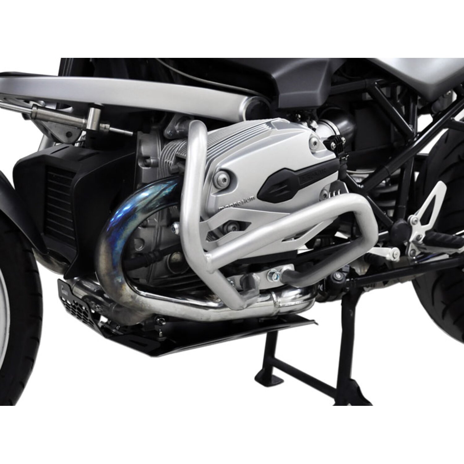 Zieger crash bar silver, Matte