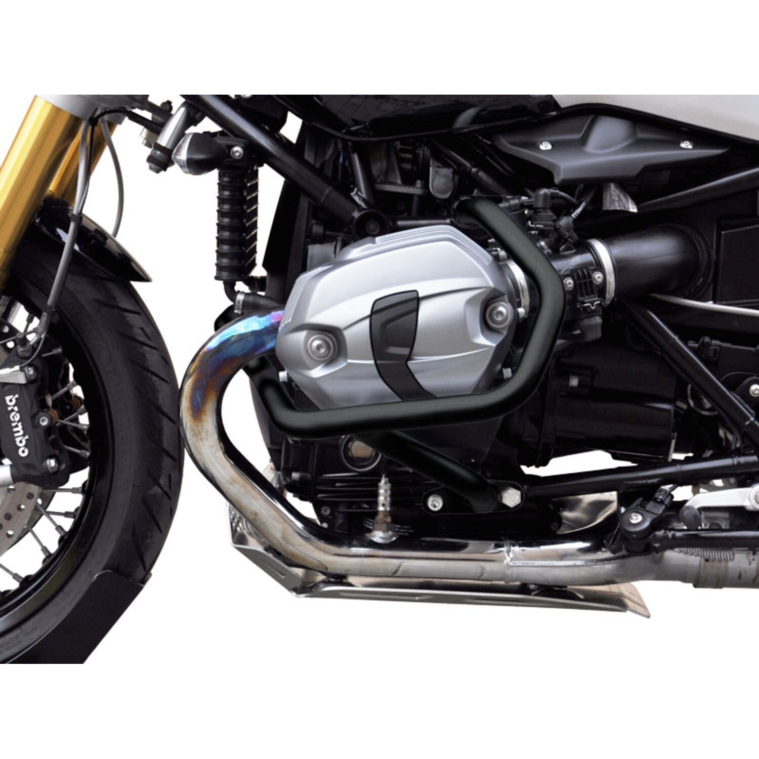 Zieger crash bar black, Matte