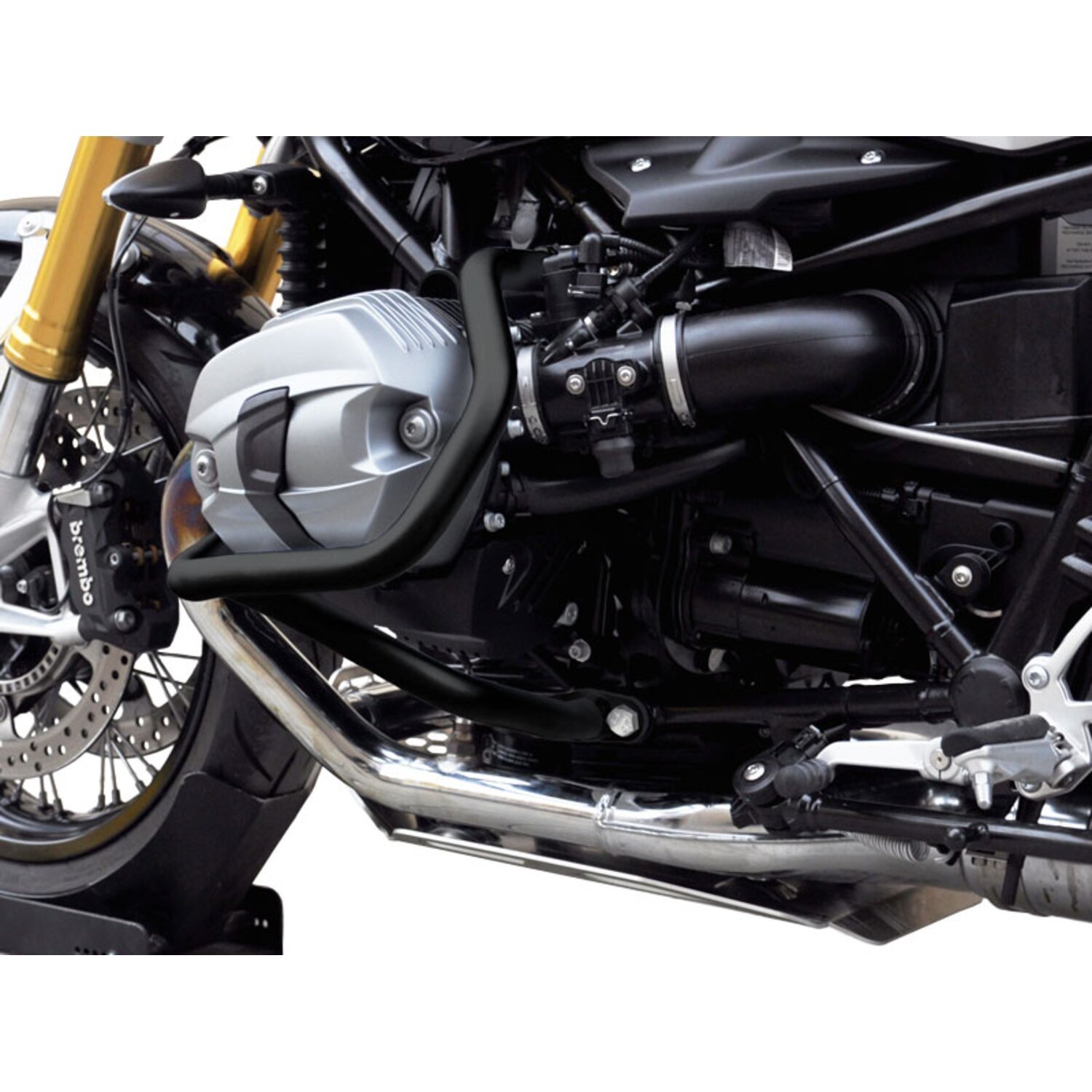 Zieger crash bar black, Matte