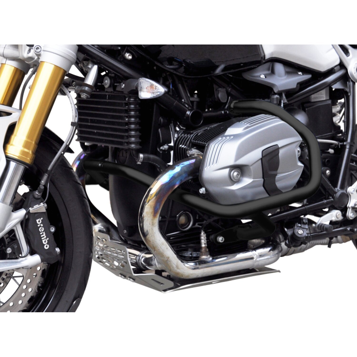 Zieger crash bar black, Matte