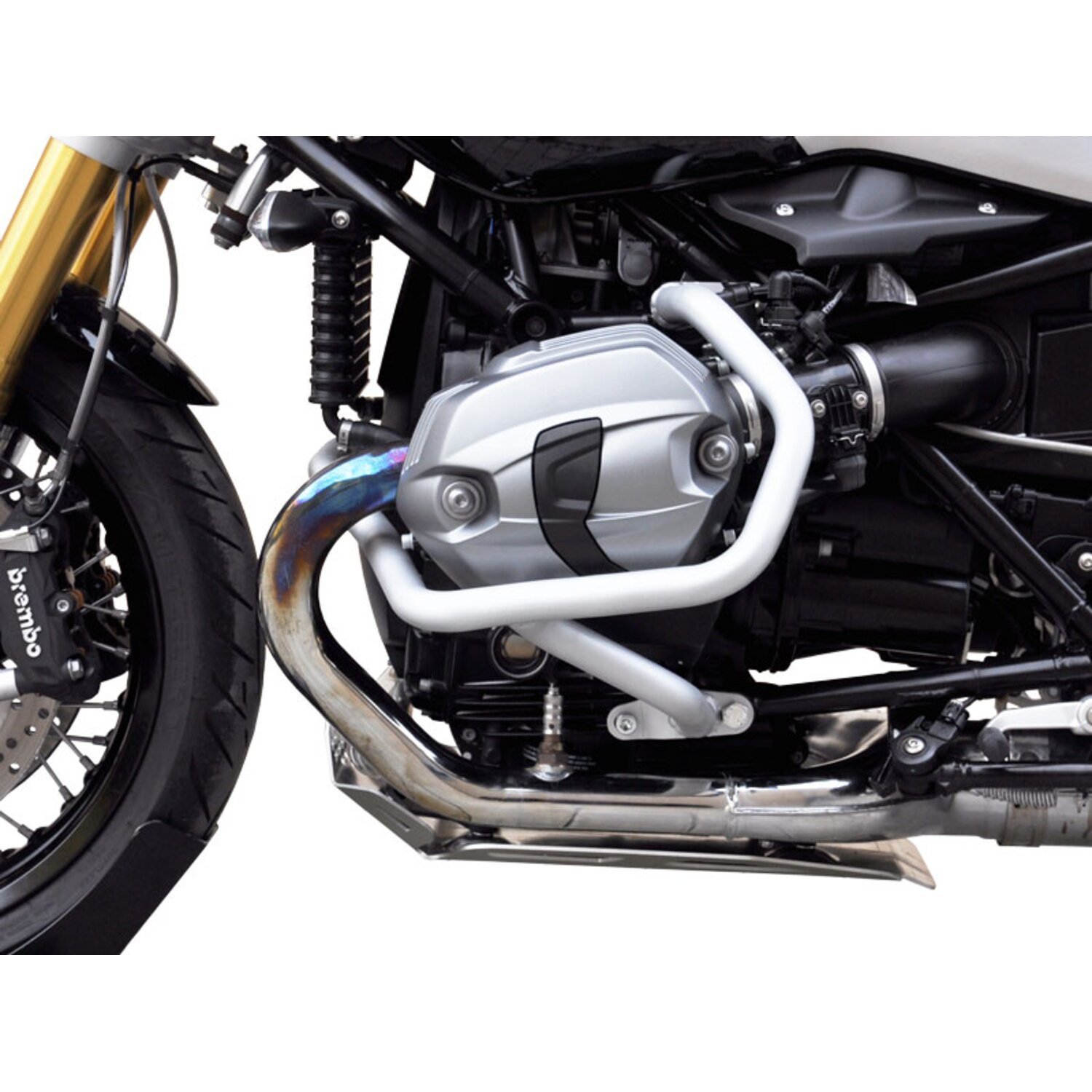 Zieger crash bar silver, Matte